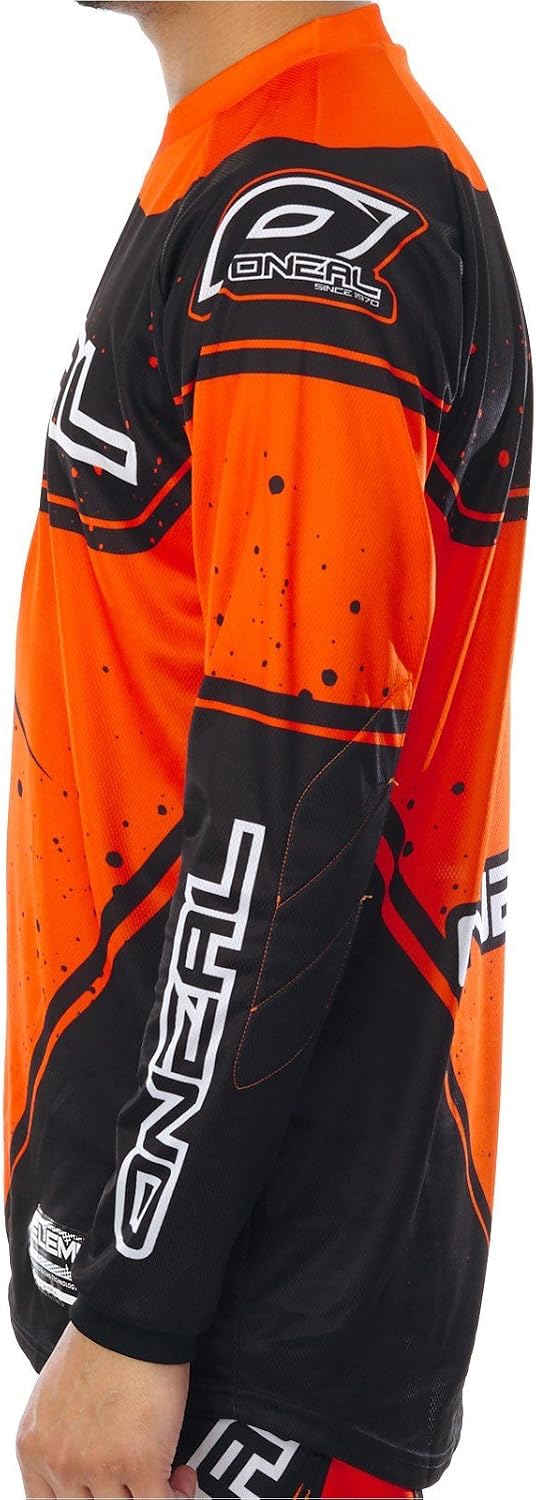 O'Neal MX Jersey Element Racewear V.22 - Schwarz/Grau/Neon Gelb