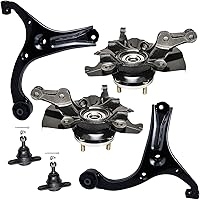 Vista 127 de Detroit Axle - Kit de suspensión delantera RWD para Chrysler 300 Dodge Challenger Charger Magnum, brazos de control superior con barras