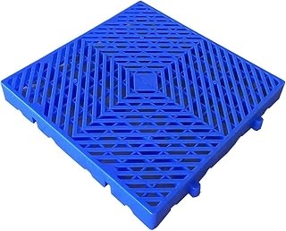 Plastic Pallets, Breathable Grid Ventilation Pallet, Lightweight Moisture-Proof Floor Pallets, for Kitchen Supermarket Garages Outdoor Closets Storage Rooms L 15.74"x W 15.74"x H 1.96"