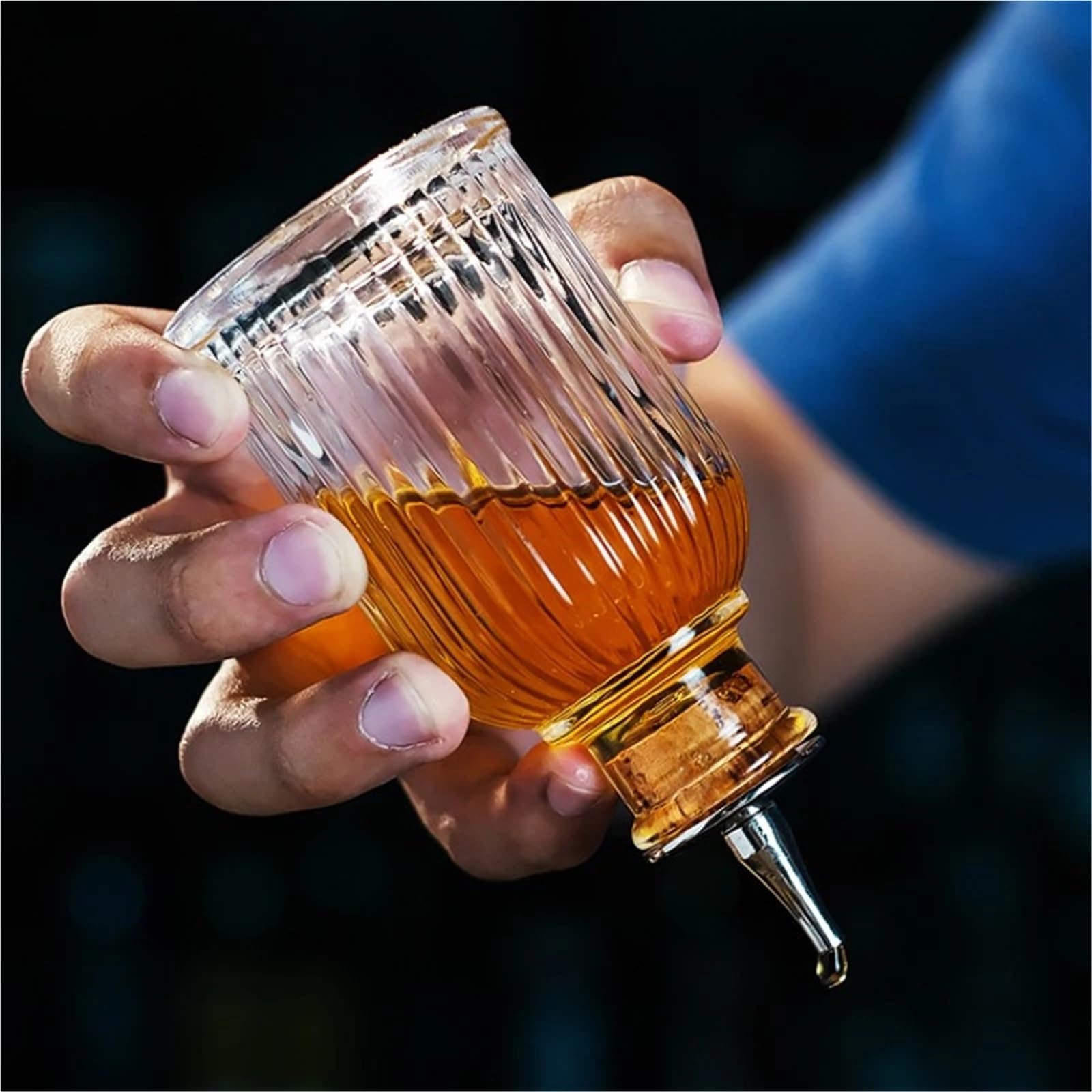 Bouchons de vin 6 pièces bouchon bouteille amère d'essence goutteur liqueur Dasher hauts ensemble Cocktail for garder le Champagne frais(Mixed)