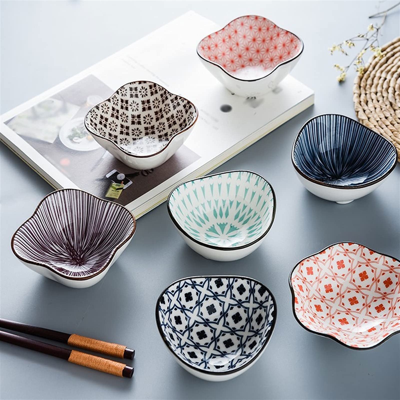 Ceramium Dip Sauce Gerichte Set Japanischen Stil Dip Schalen Vorspeise Servieren Essig Soja