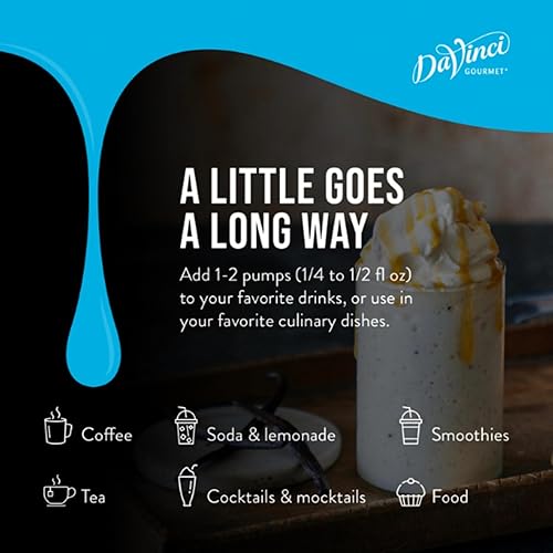 Miniatura 221 de DaVinci Gourmet Sugar-Free Madagascar Vanilla Syrup, 25.4 Fluid Ounce (Pack of 4)