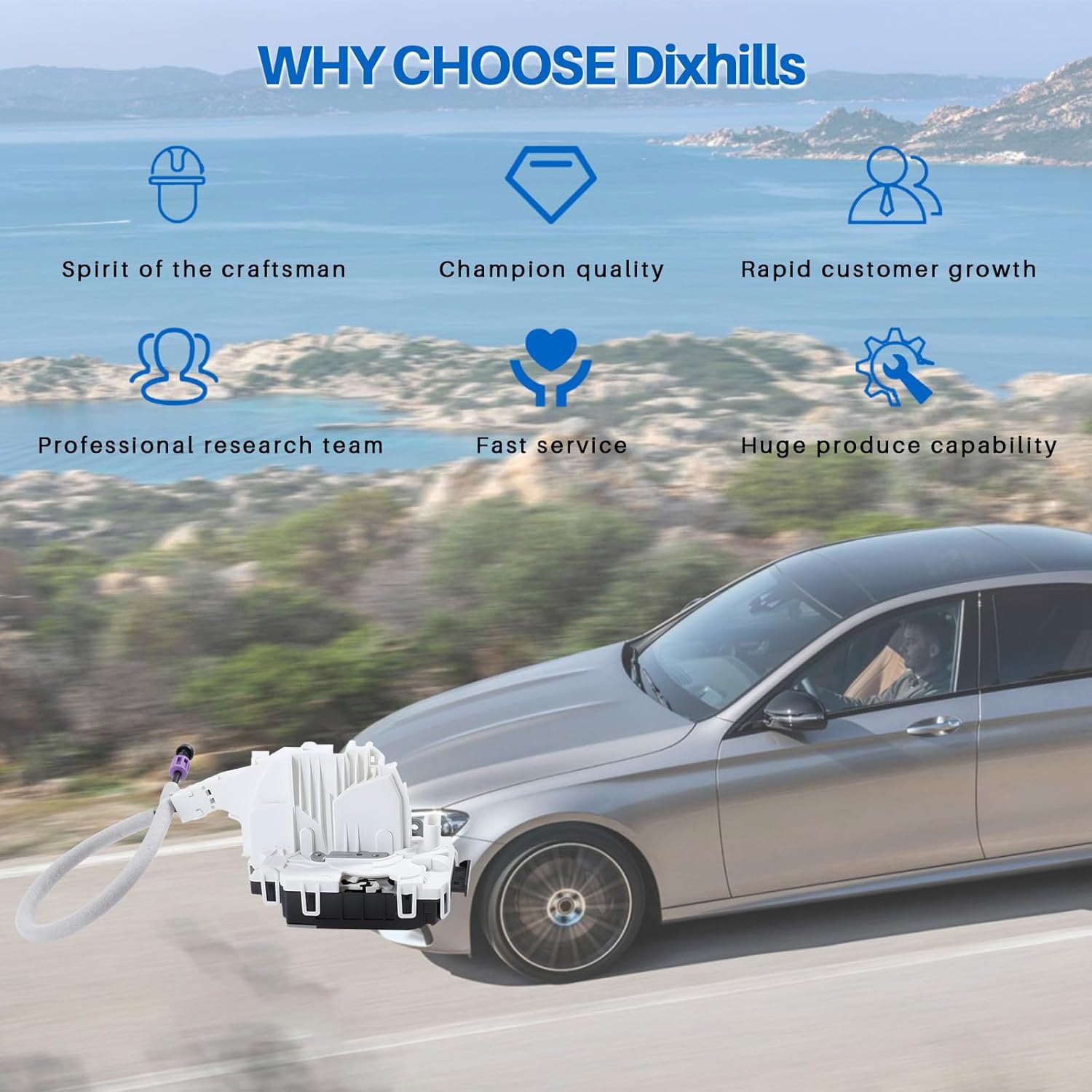 Türschloss Stellmotor Vorne Links, Zentralverriegelung Ersatz für W204 C204 C207 S212 C218 W212 R172 A207 X204 X218 R231 Autozubehör Teil# A2047202735 2047202735