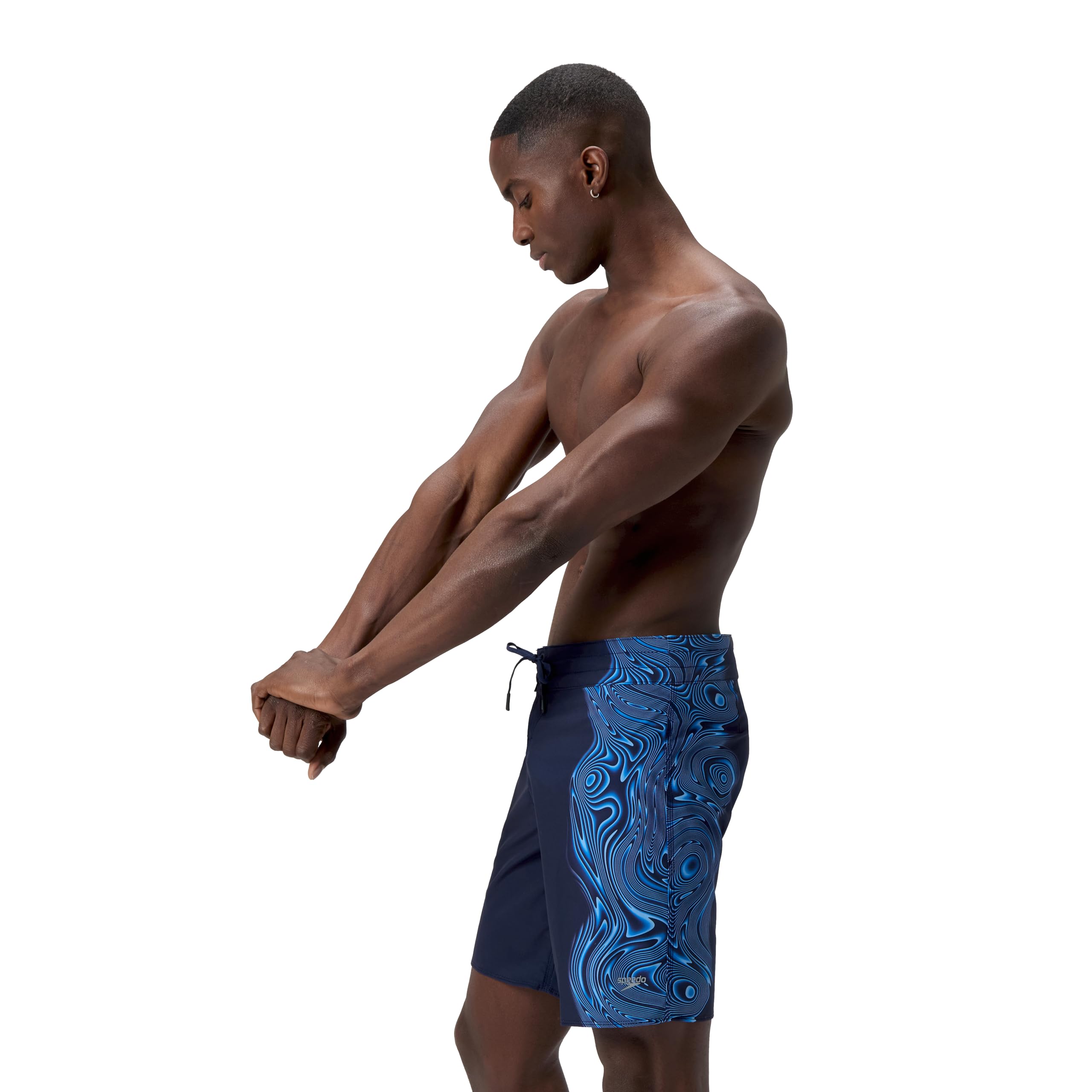 Speedo The Lookout Boardshort 18" Eng Print Watershorts Homme (Lot de 1)