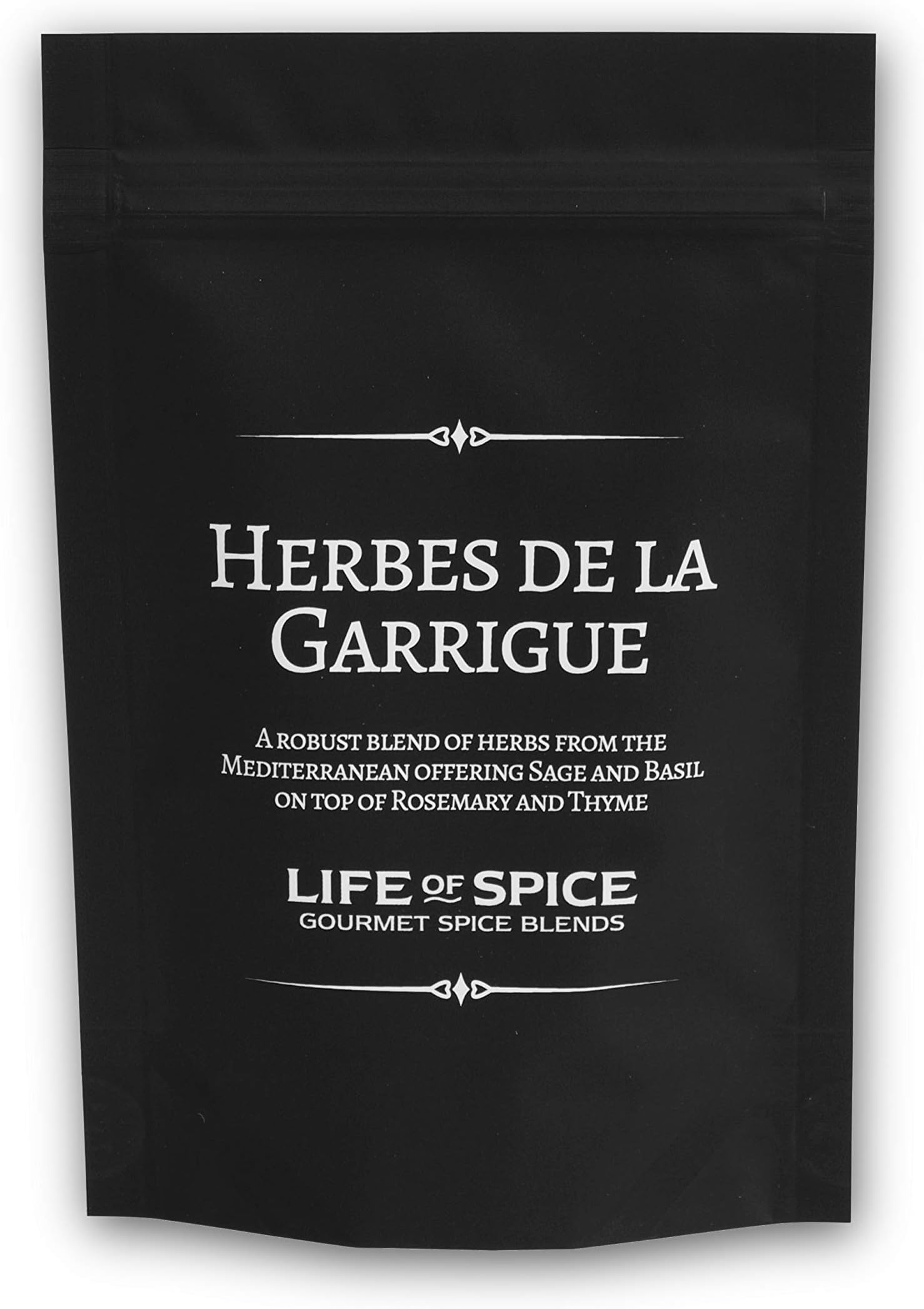 Life of Spice Herbes de la Garrigue | Great French Herb Blend | (20g) with Recipe Card | Rosemary, Thyme, Basil & Fennel | Ratatouille/Roasted Veg | Tasty Mediterranean Herbs | All Natural/Gluten Free