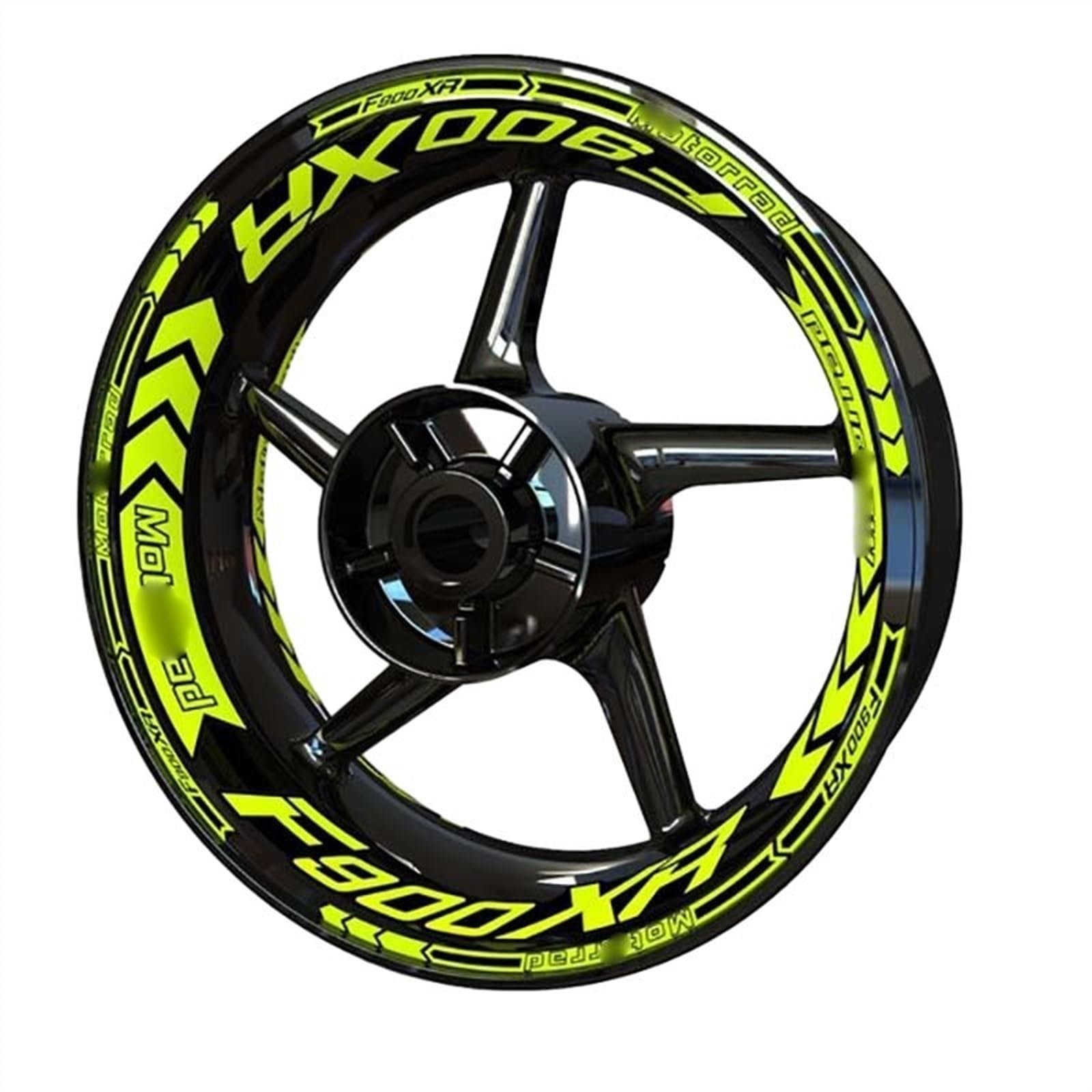 Applique for F900xr Wheel Sticker Rim Decal for F900 XR Front and Rear Set(A5)