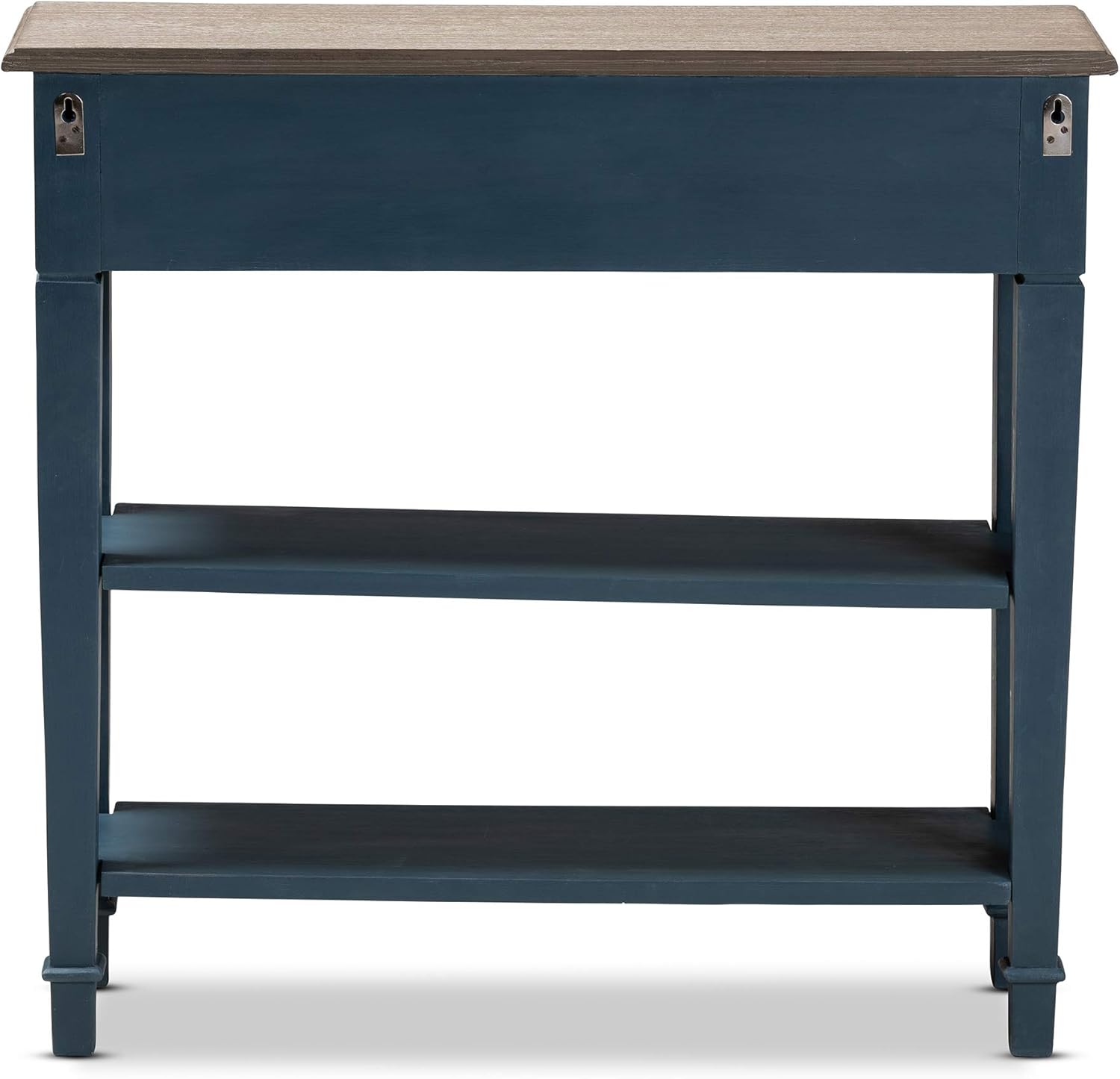 Baxton Studio Console Tables, One Size, Blue/Oak