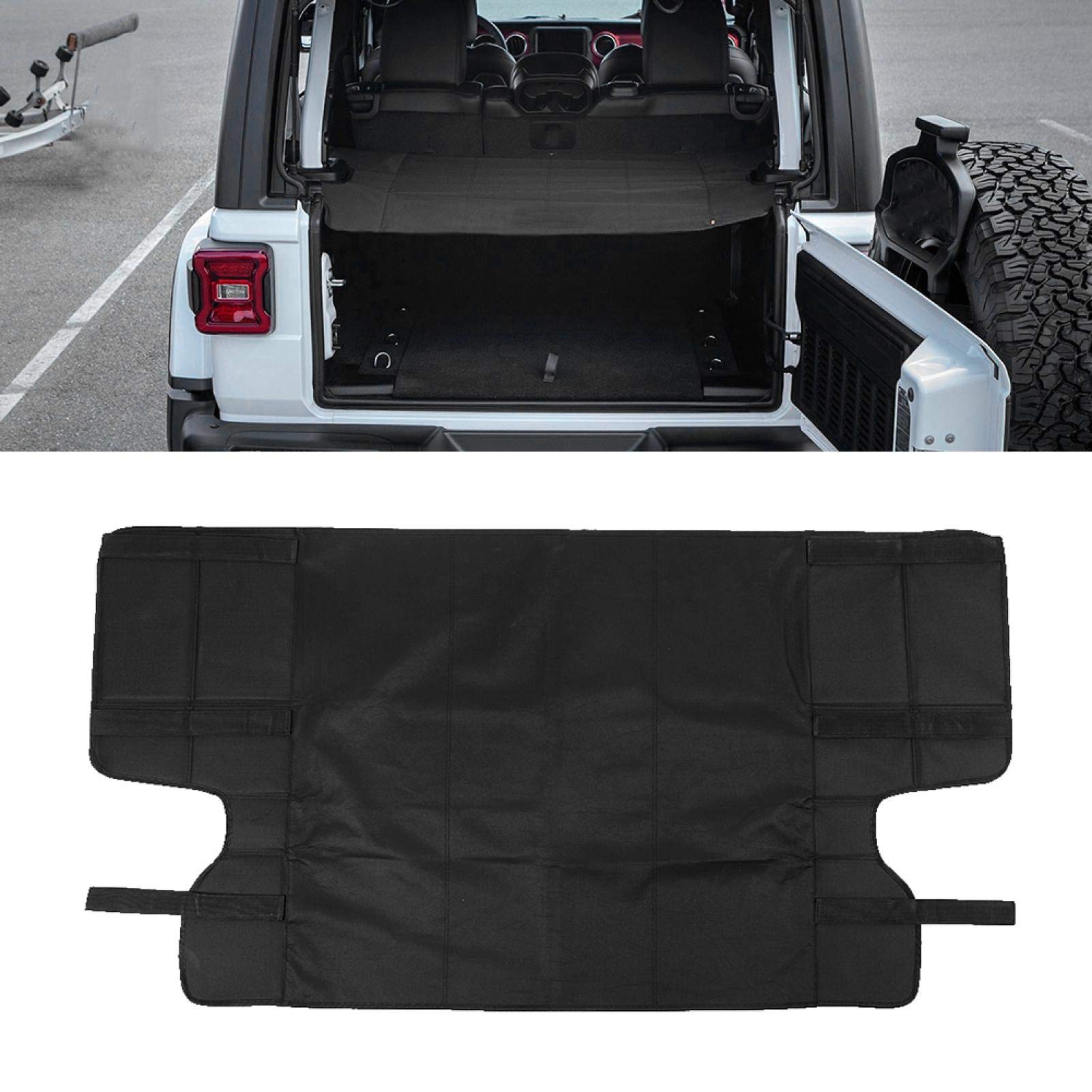 Couvercle d'ombrage de sécurité pour bagages de coffre arrière pour Wrangler JK