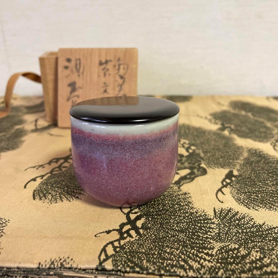 棗 茶道具 鶴 金銀 木製 木箱 茶道 茶入 棗 茶道具 鶴 金銀 木製 木箱 茶道 茶入 棗・茶入 | 3hige antique