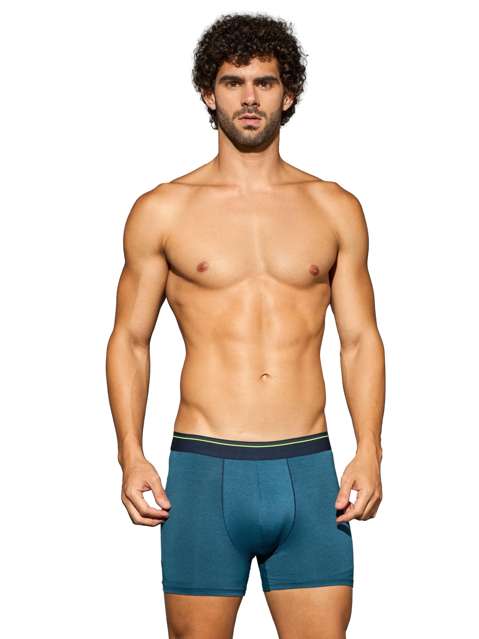 technosport Men's Skinny Fit Solid Innerwear Trunk with Elasto Lite-picture-11