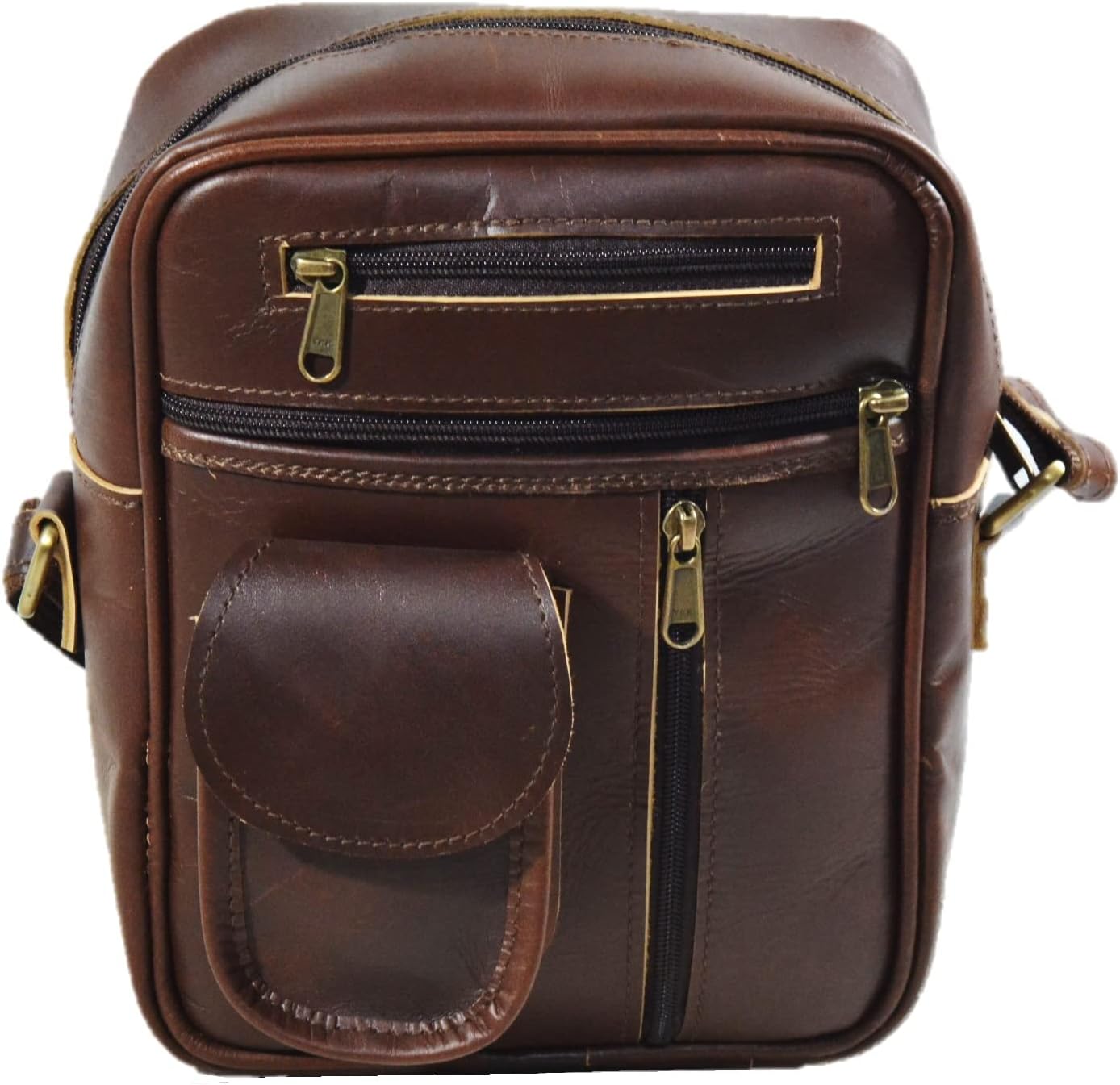 Reyansh Handicrafts Men's Genuine Leather Shoulder Bag Small Cross Body Unisex bag