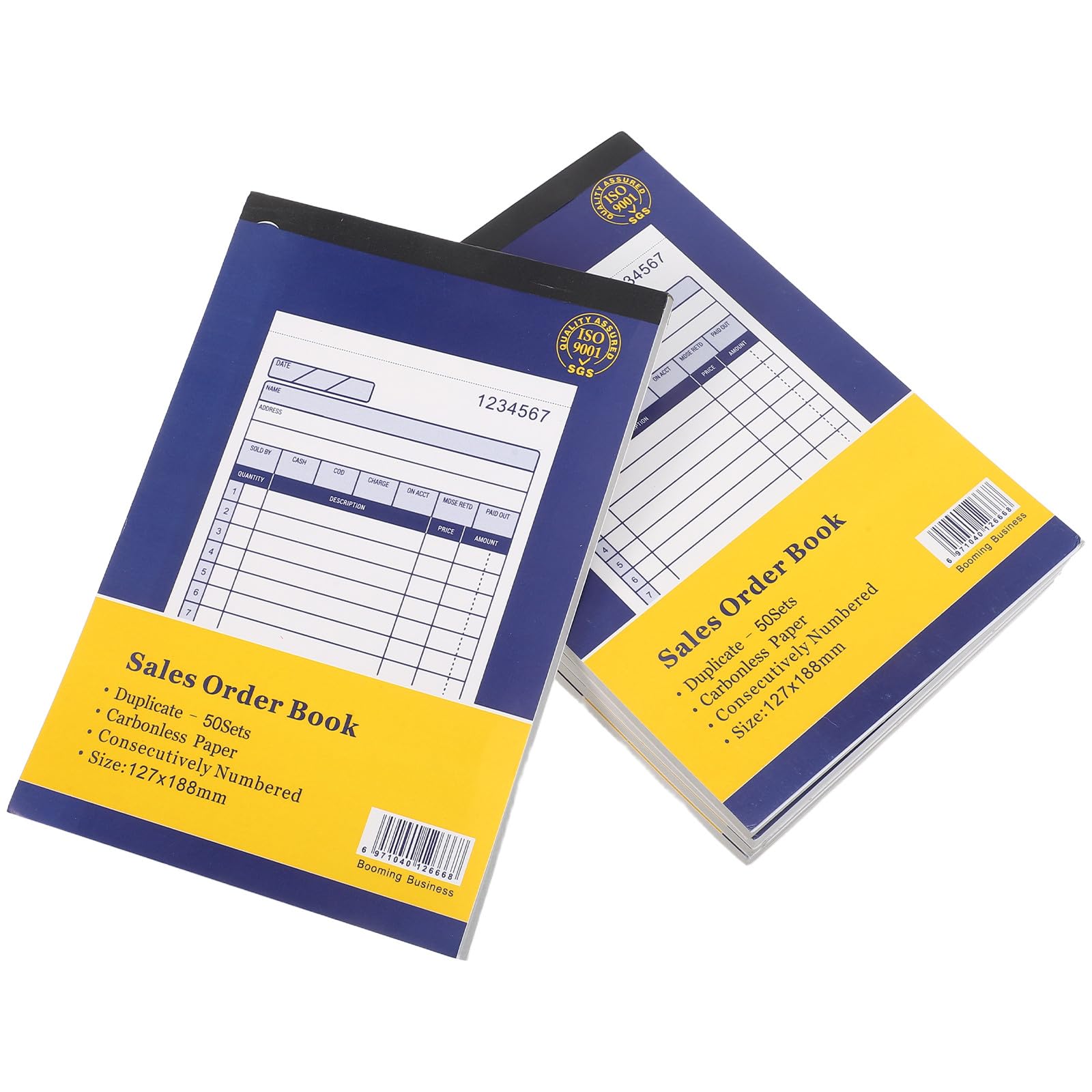 ABOOFAN 5 Piezas Libro de Órdenes de Venta para Pequeñas Empresas de Partes Libro de Recibos de Órdenes de Venta para Gestión y Seguimiento de Compras
