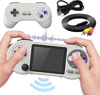 jogos portátil | Console jogos retrô portátil para homens | Tela IPS Sf2000 3,0 polegadas com cartão 16G Tf, console jogos para homens e mulheres Buniq