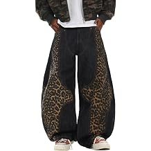 Mens Baggy Jeans Wide Leg Denim Pants Loose Fit Casual Trousers Skater Jeans for 2026