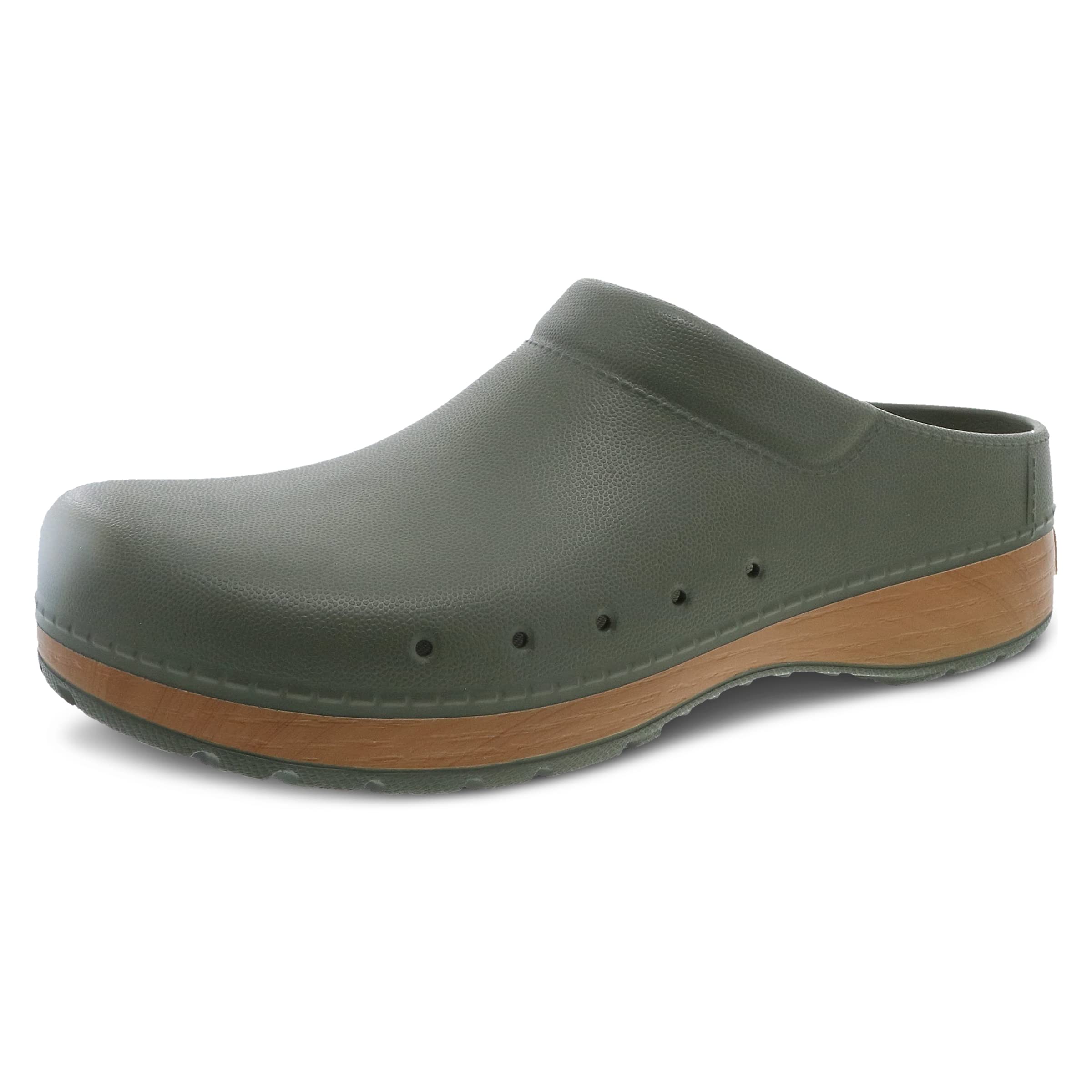 Dansko Men's Kane Slip On Mule - Lightweight and Cushion Comfort with Removable EVA Footbed and Arch Support