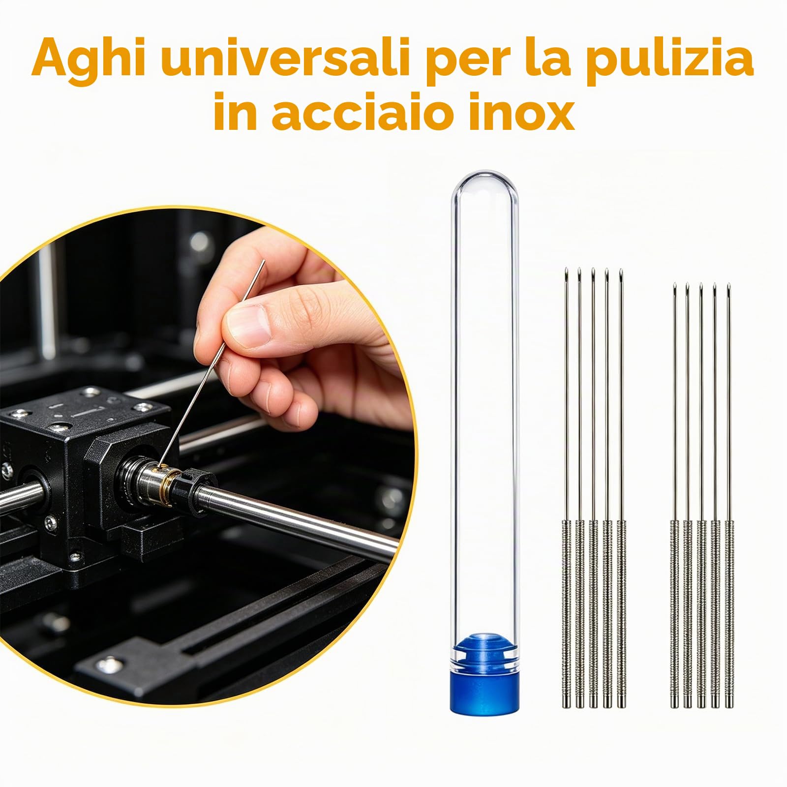 Set di strumenti per stampante 3D, kit di accessori per stampante 3D da 30 pezzi, set di pulizia e rimozione sbavature, pinzetta, taglierina, lime per aghi, spazzole di pulizia, barre per levigatura e