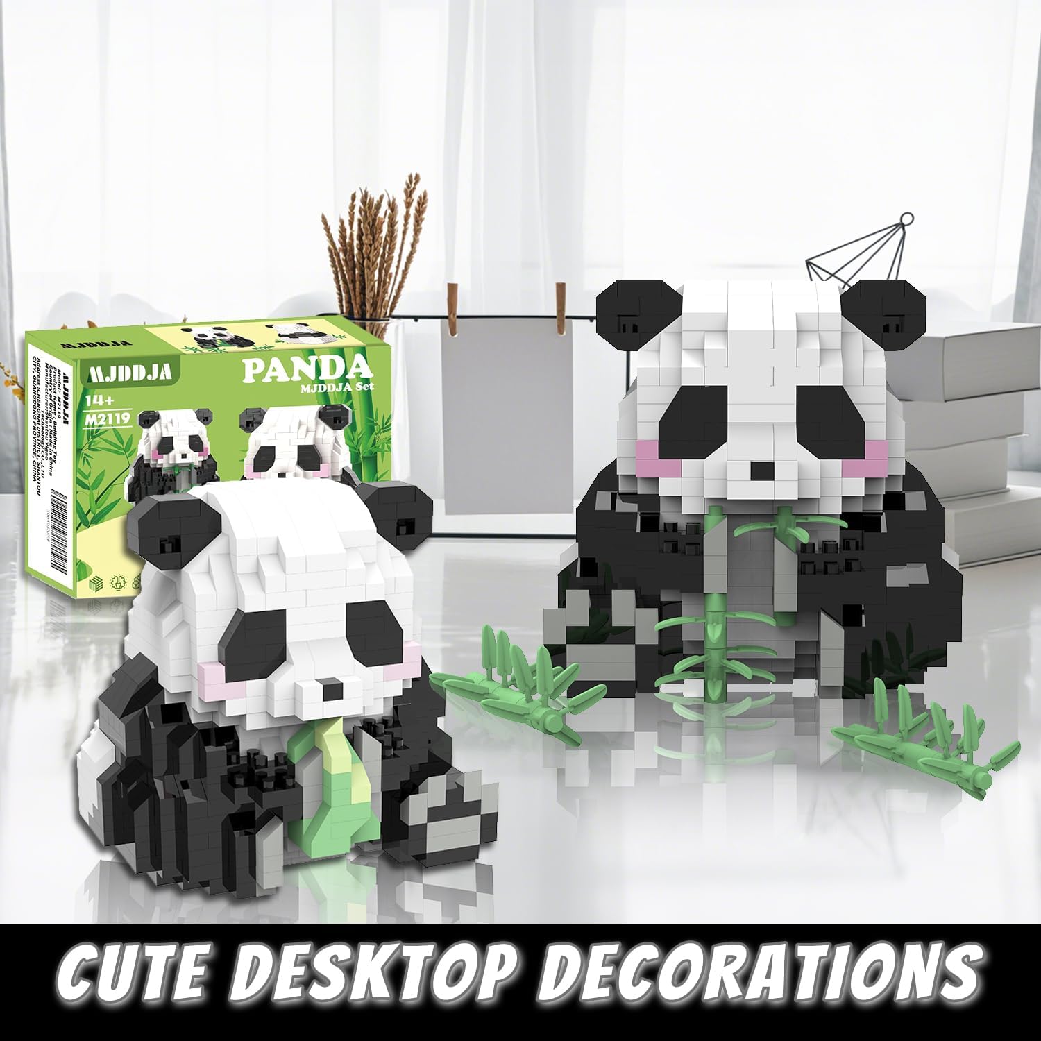 Mini Panda Building Blocks, 2 in 1, Party Favors- Micro Blocks Panda Toy for Kids 12 13 14 15 16+, Mini Blocks Building Sets for Adults, Easter/Birthday for Teens(606 PCS)