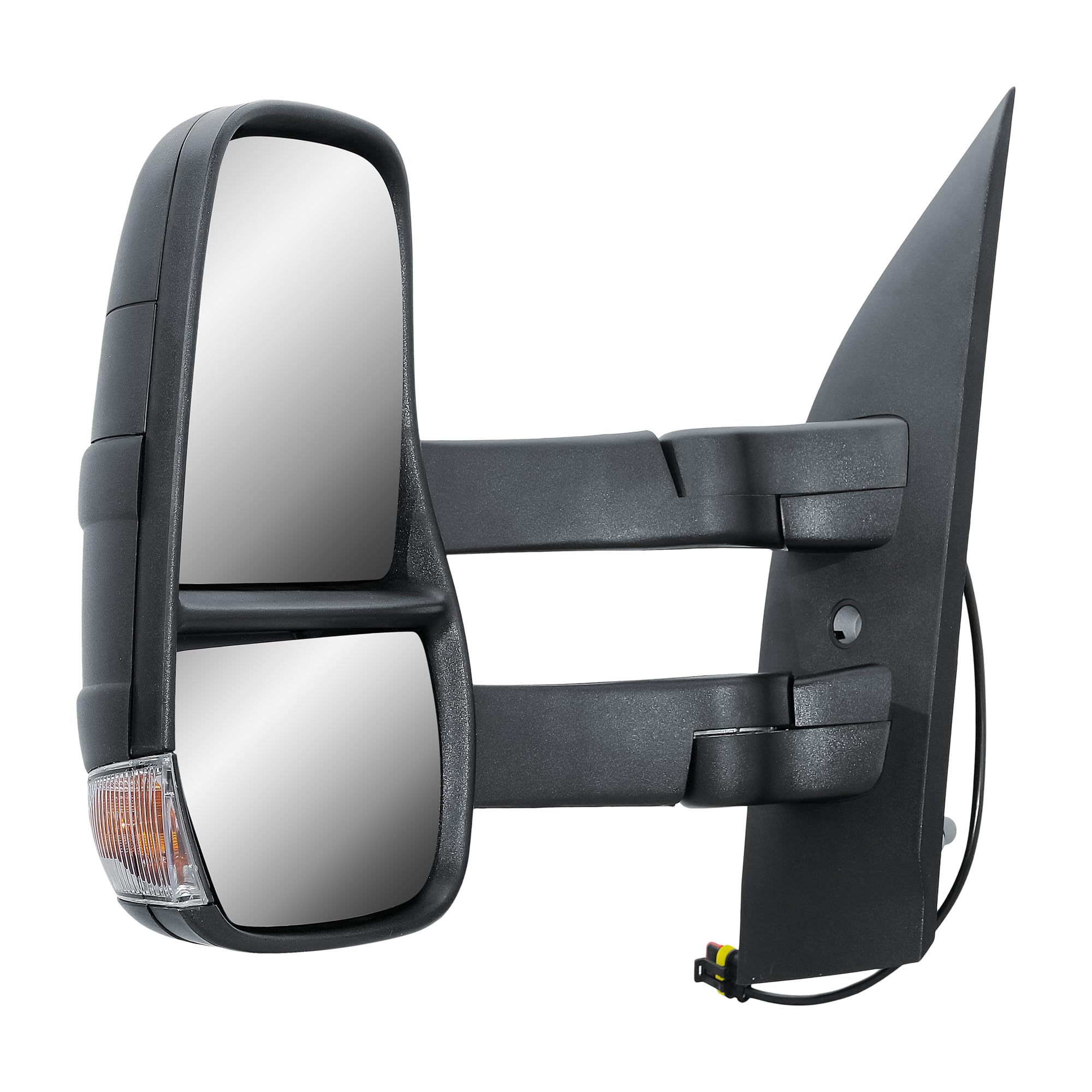 Specchietto retrovisore esterno sinistro a braccio lungo manuale non riscaldato con indicatore di direzione per IVECO Daily VI camion 2014-2025