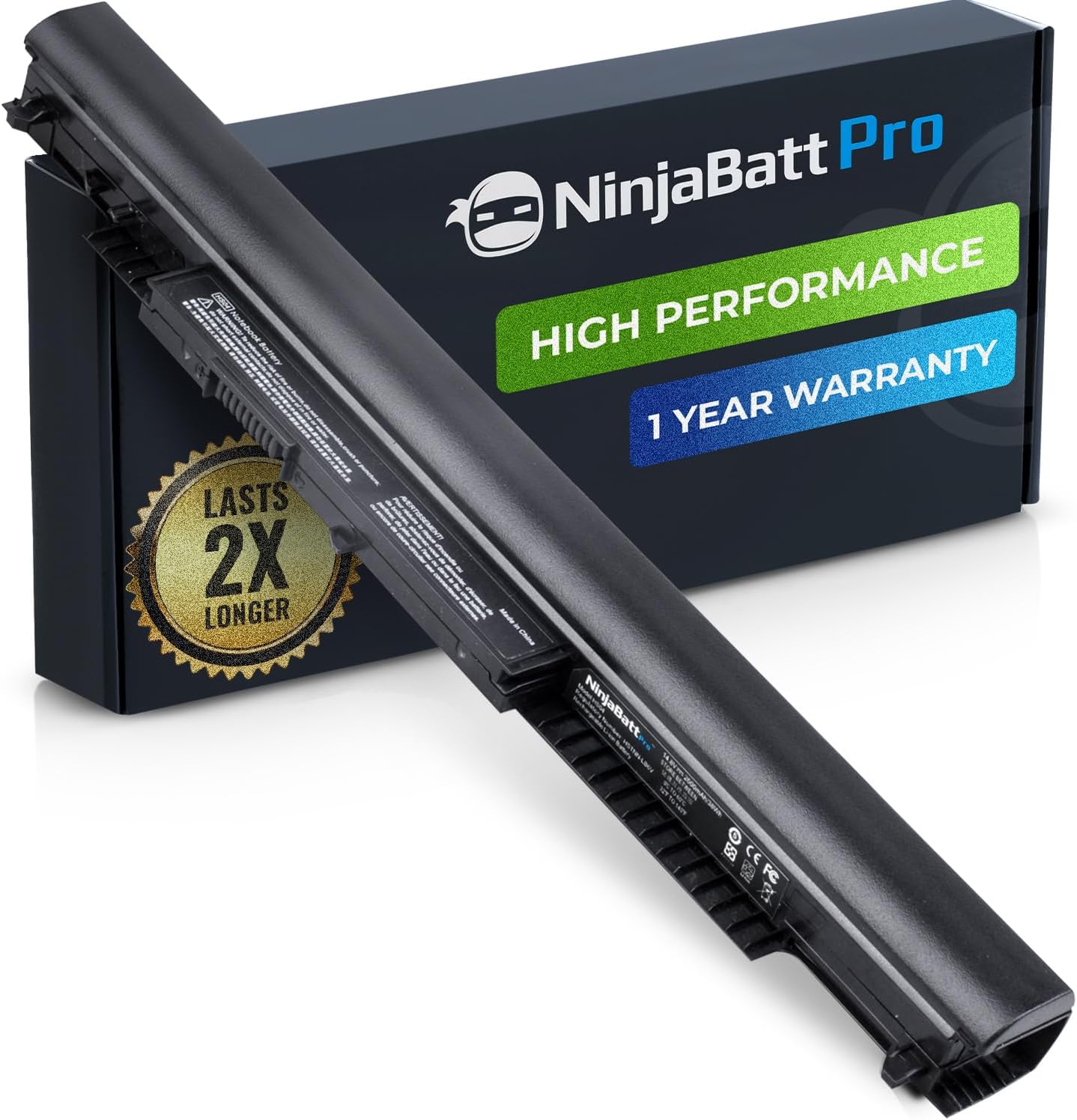 Pro Battery for HP 807957-001 807956-001 HS04 HS03 HSTNN-LB6V 807612-421 HSTNN-LB6U 250 G5 807611-421 15-AF067SA TPN-I119 843532-851 - [4 Cells/2600mAh]