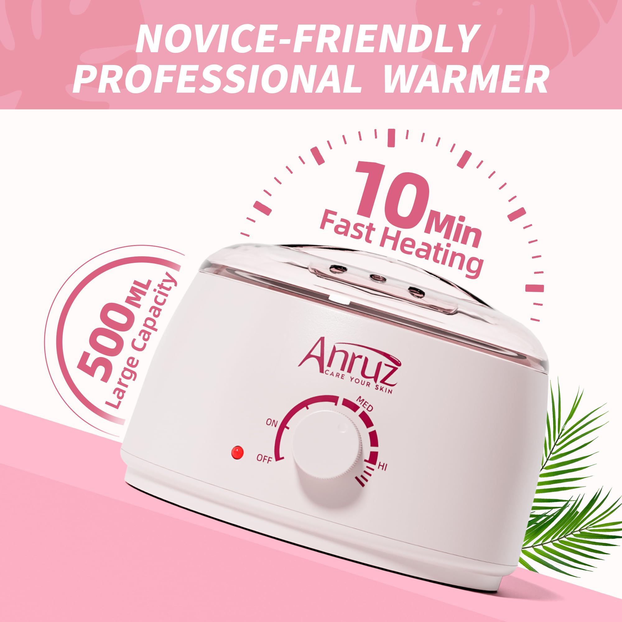 Anruz Waxing Kit for Hair Removal