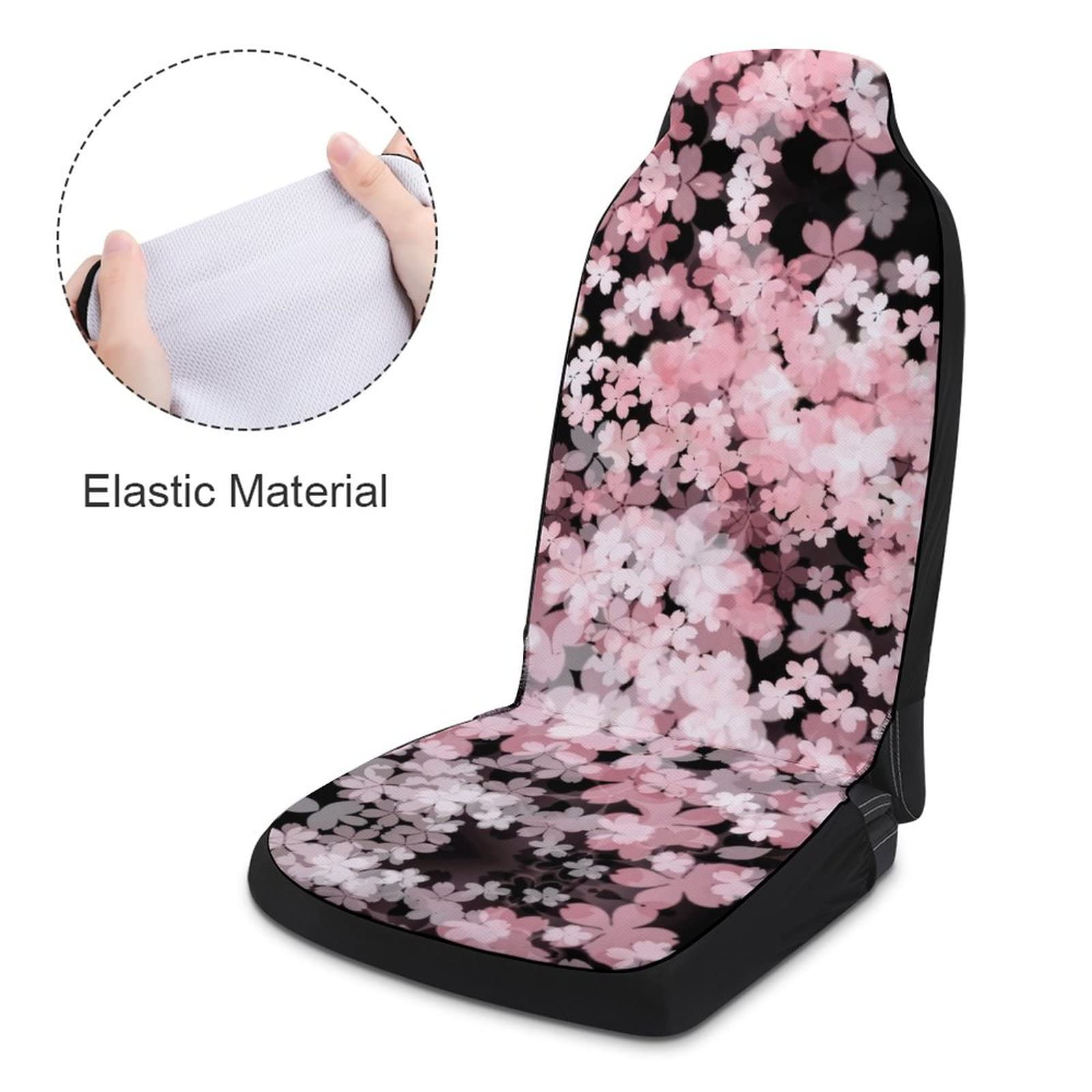 Amazon.co.jp: 車用 カーシートカバー さくら 桜柄 総柄 マキシ