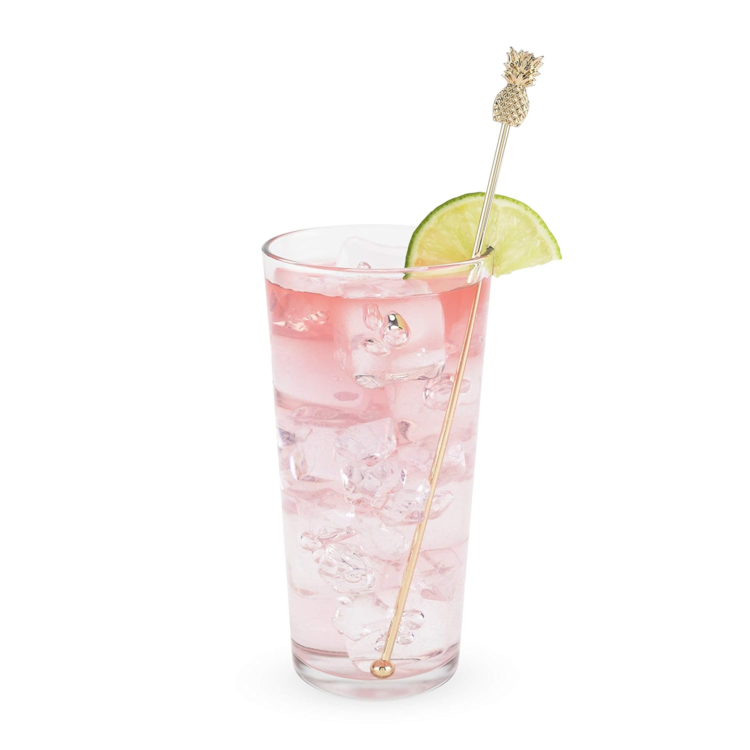 Blush 5800 Aloha Pineapple Stir Sticks, 0.5" Height, 0.5" Width, 8.75" Length (Pack of 6)