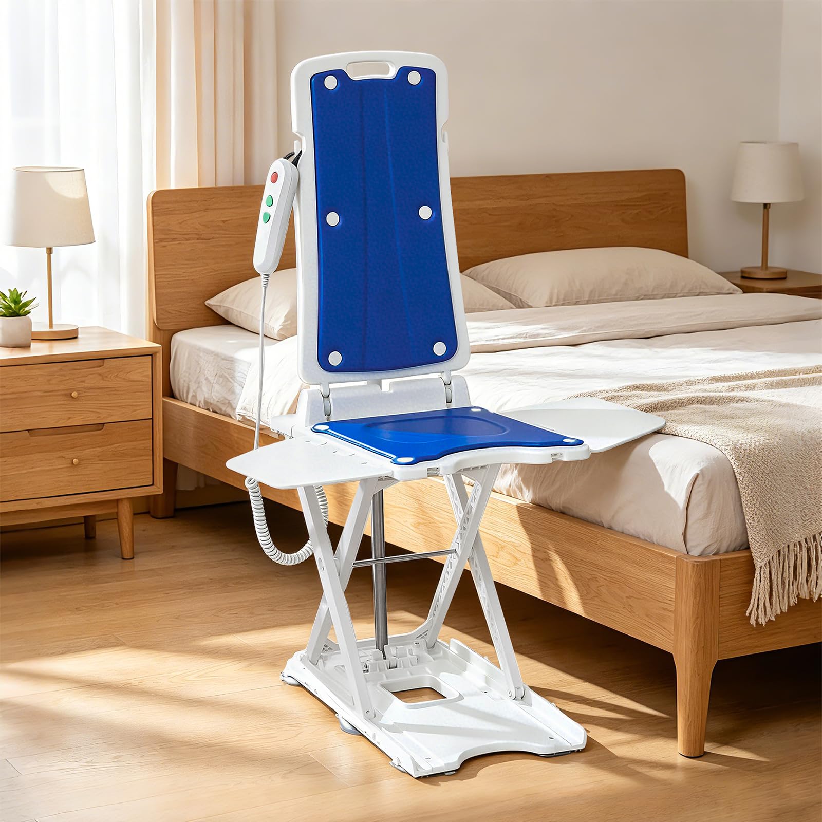 Pterying Electric Lift Chair for Elderly from Floor, 308 LBS | Lift Assist, IPX8 Waterproof, Foldable, Remote Control, for Bathtub Bedroom Living, Gift for Seniors & Hone Care