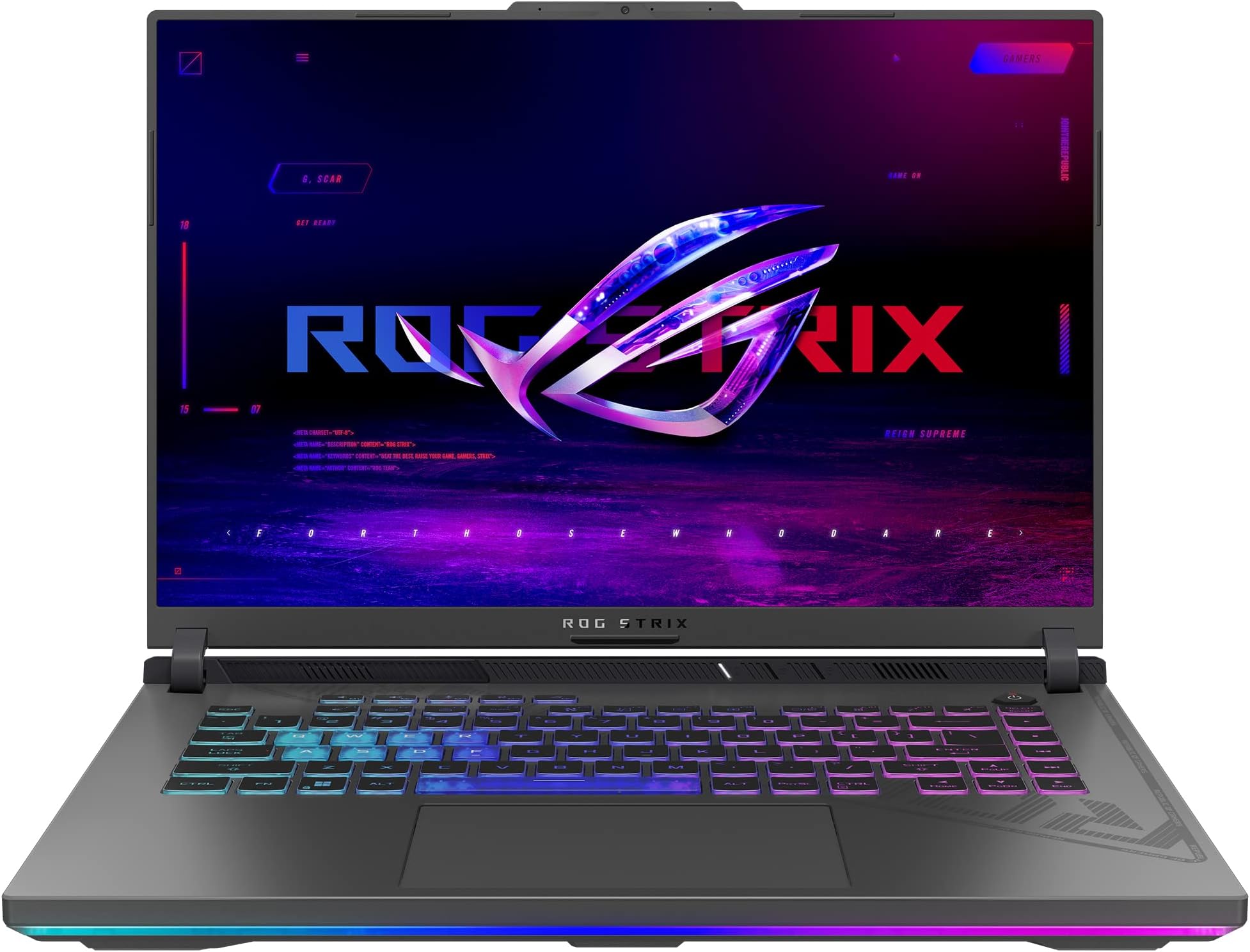 ASUS ROG Strix G16 (2024) Gaming Laptop - Intel Core i7-13650HX, 16" FHD 165Hz Display, 16GB RAM, 1TB SSD, NVIDIA GeForce RTX 4060 8GB, Windows 11