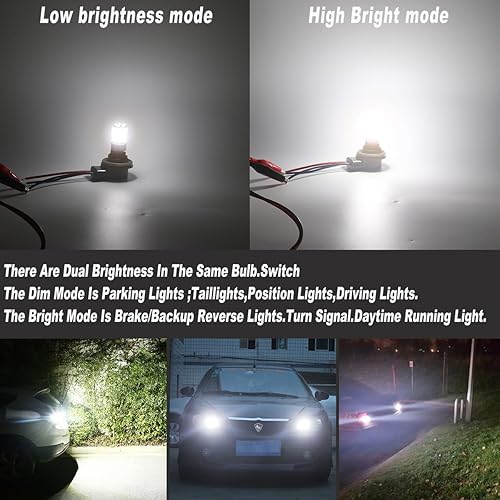 Miniatura 6 de El más nuevo 10-30 V Super brillante 4157 3057 3156 3157 bombillas LED para coche de respaldo reversa y freno de cola estacionamiento, blanco frío