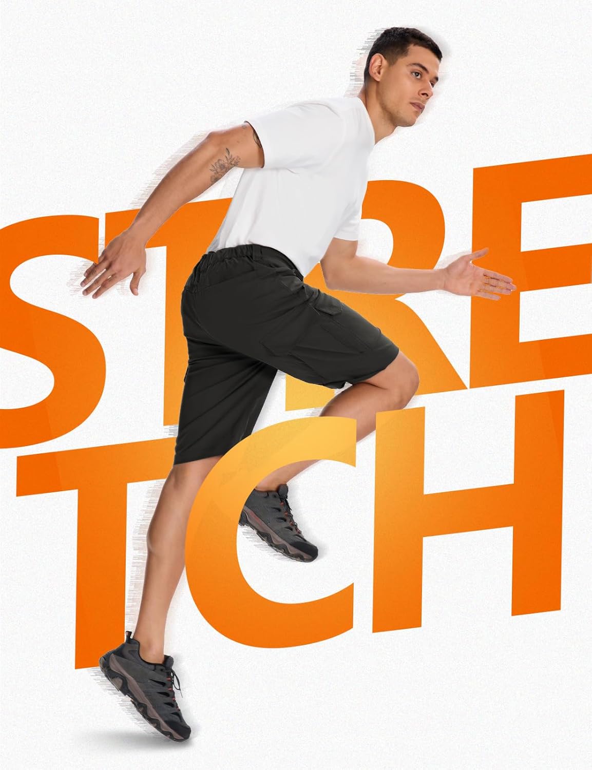 Moosehill Mens-Hiking-Shorts Cargo Lightweight Water Resistant Quick Dry Big & Tall with 8 Pockets for Tactical Work - Image 9