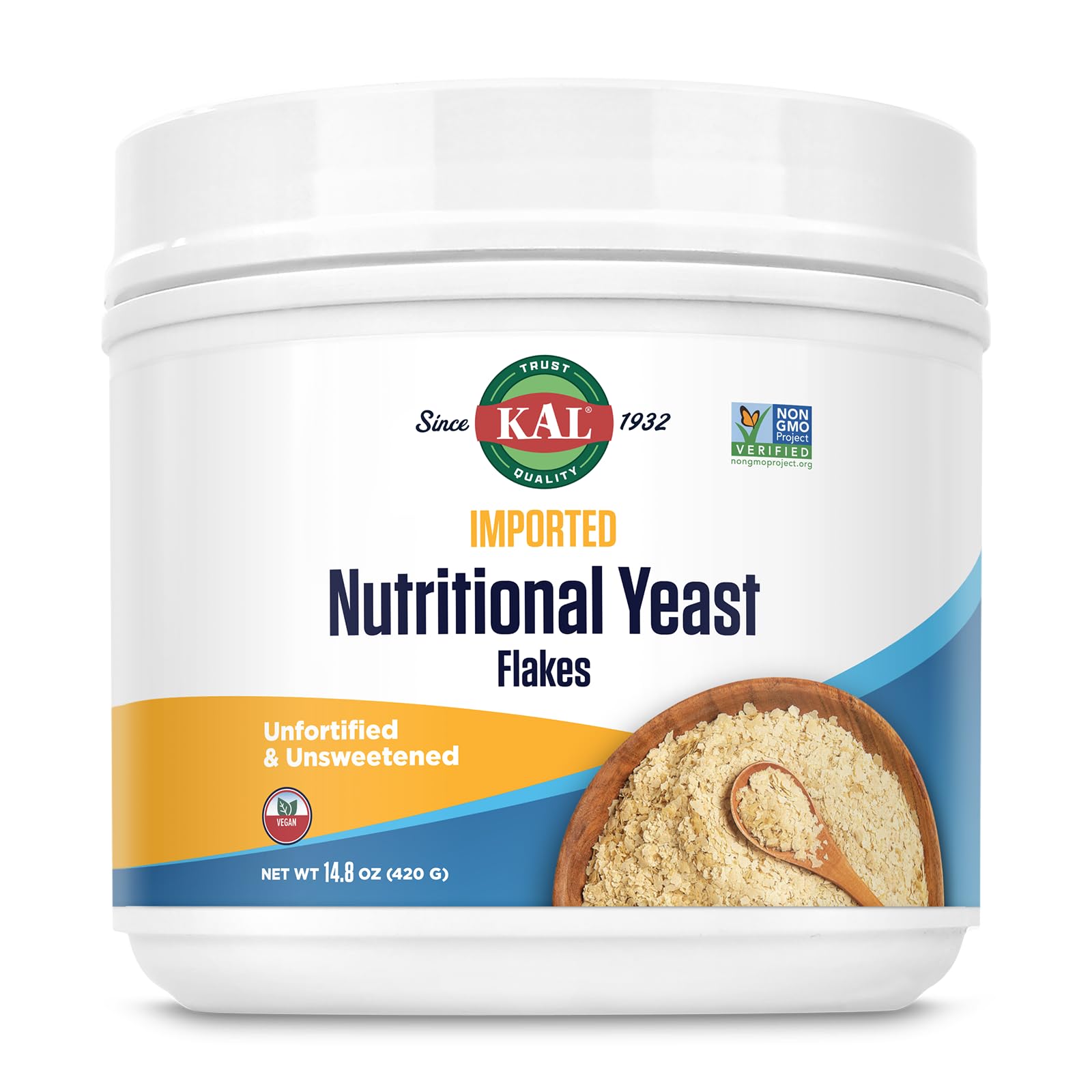 KAL Imported Yeast Flakes, 14.8 Ounce