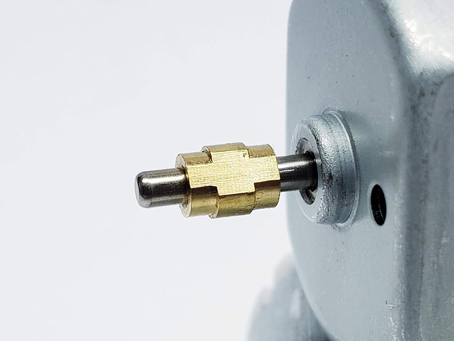 4 Pack - 10mm Brass Collar Shaft FC-280PT-22125 Central Door Lock Actuator Motor, Brass Collar Shaft, Power Locking Repair Engine Replaces Mabuchi