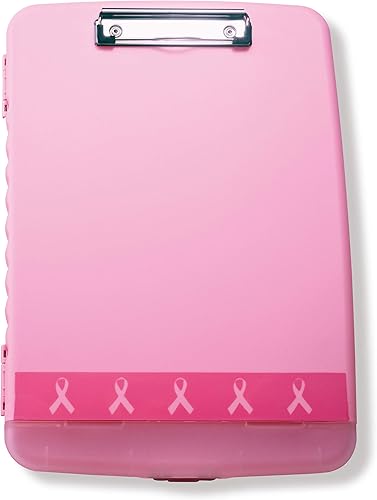 Miniatura 2 de Officemate Caja de almacenamiento portapapeles, Rosado