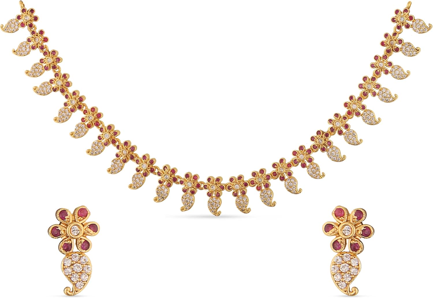 Temple Jewellery Sets South Indian TARINIKA Koena Gold-Plated