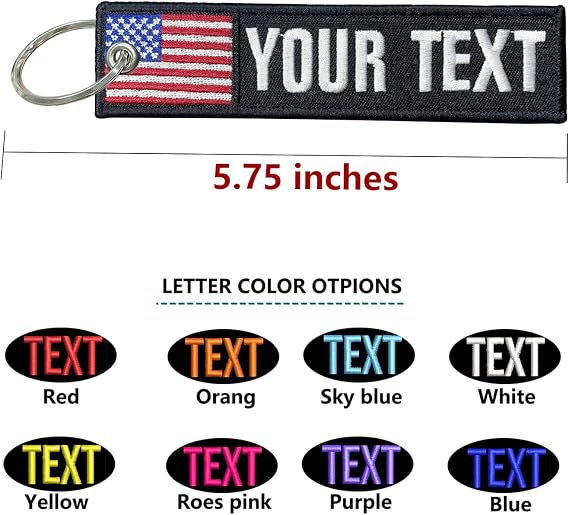 QJS PATCH Customzied Keychain,Personalized Key chain,Key Ring Accessories for Motorcycles,Scooters,Cars and Gifts