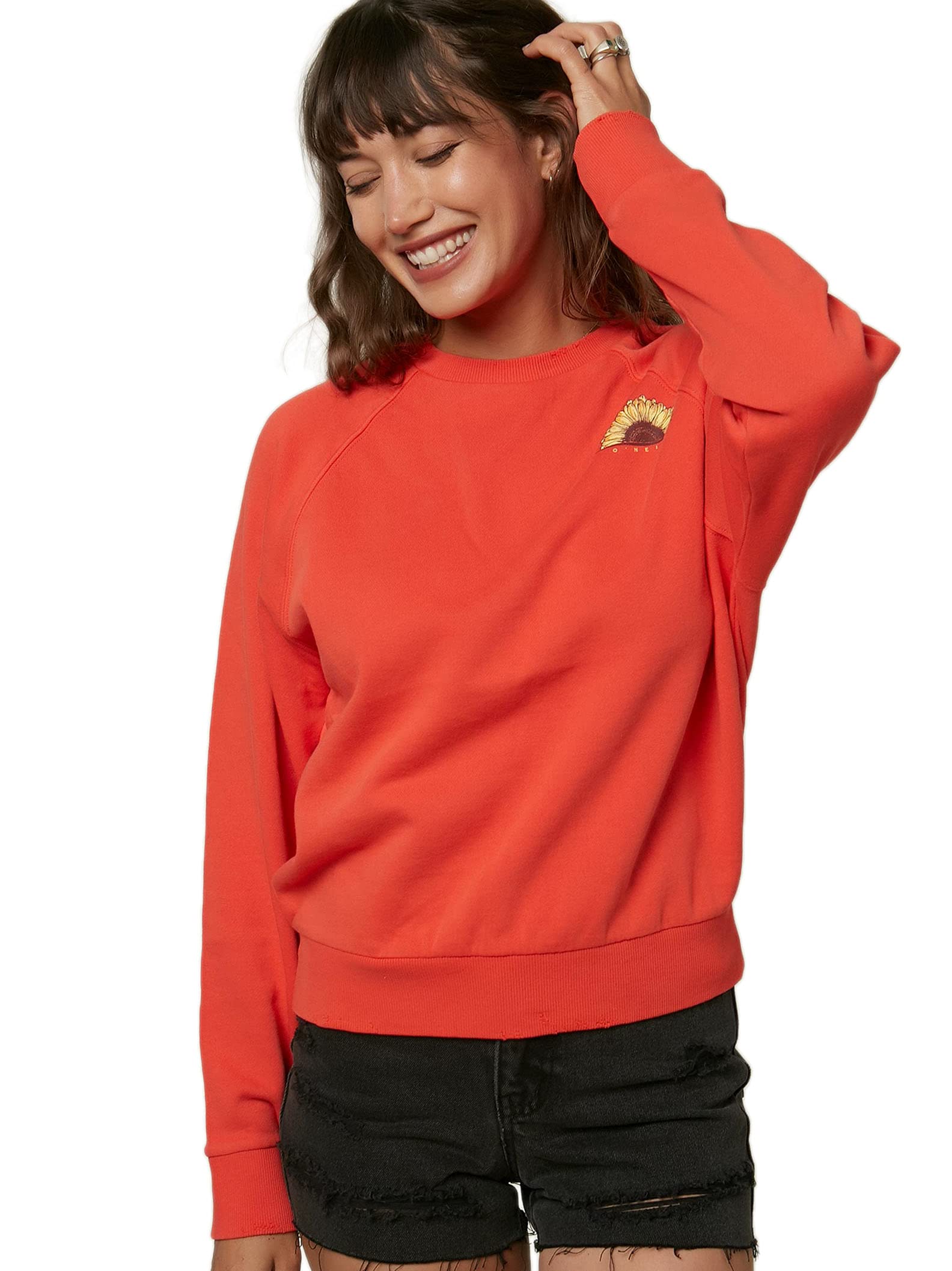 O'Neill Women's Crewneck Fleece Pullover Sweatshirt