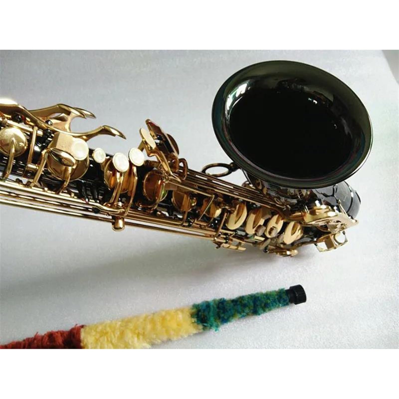 Saksofon Tenorowy Najlepszy Czarny Nikiel Złoty Saksofon W Instrumentach Muzycznych B Flat Tune Profesjonalne Wykonanie profesjonalny Saksofon