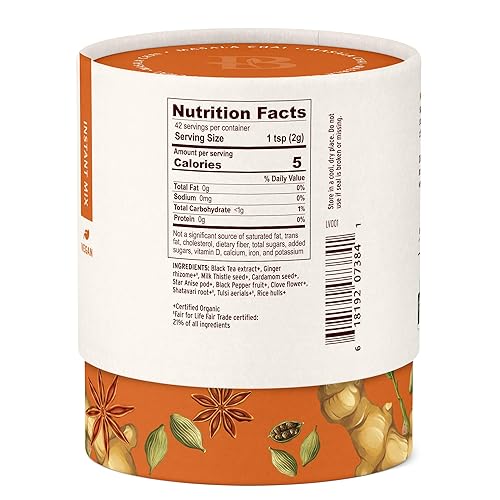 Miniatura 2 de Banyan Botanicals Masala Chai - Té orgánico Masala Chai con té negro Assam y hierbas adaptogénicas - Té moderadamente cafeinado para una energía