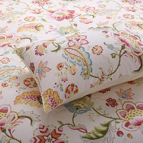 Miniatura 4 de Softta  Juego de funda nórdica de 3 piezas, diseño de flores