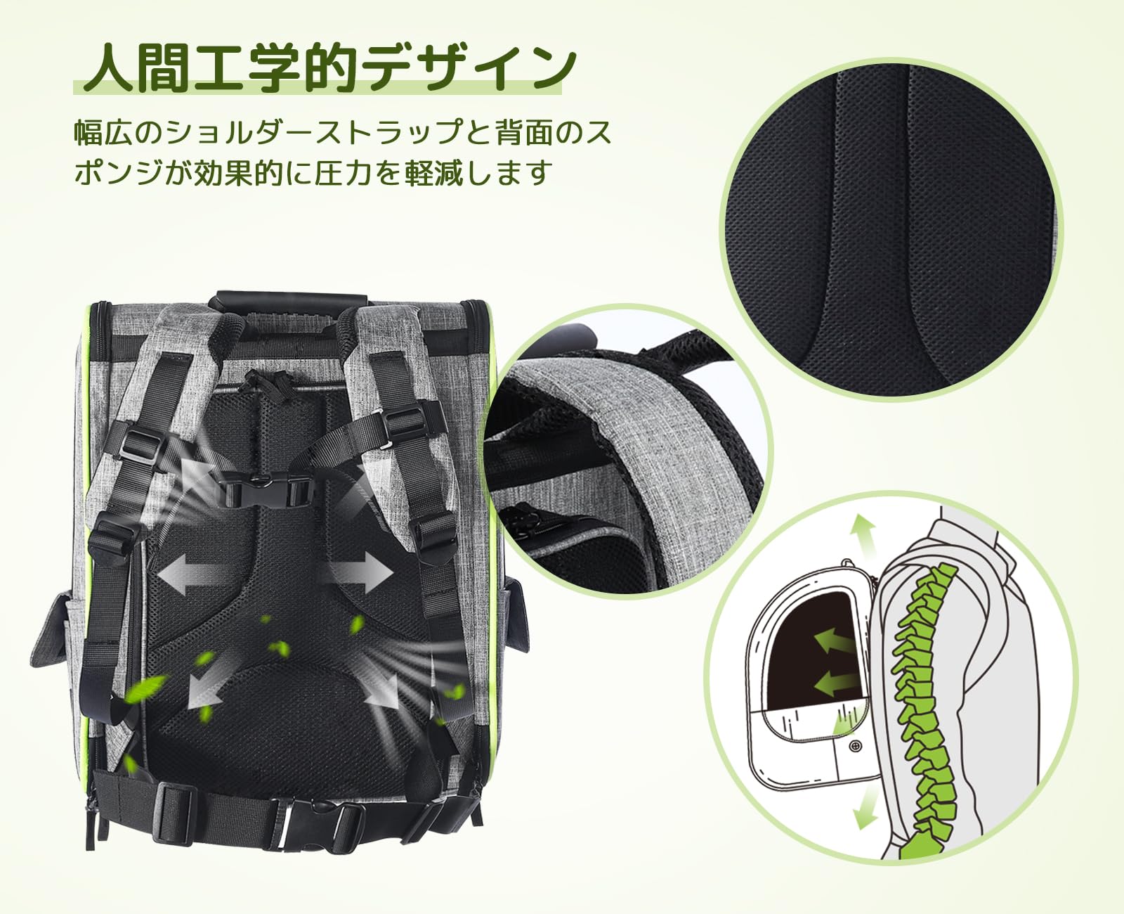 Amazon.co.jp: Pecute 犬 リュック 猫 キャリー リュック 拡張可能