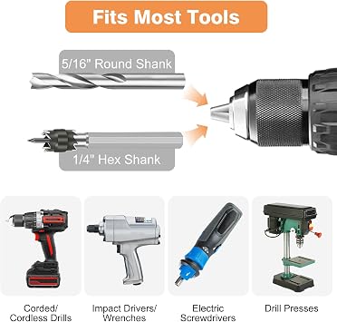 EEEKit 3/8 Spot Weld Cutter Double Sided with 5/16 Spot Weld Drill Bit