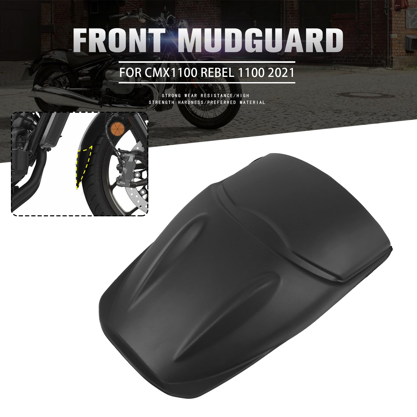 Amazon | CHIFUN フロントフェンダー マッドガード