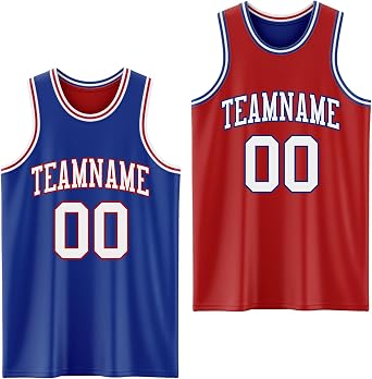 Custom Basketball Jersey Reversible Personalized Basketball Team Uniform Printed Name Number Logo for Men Women Youth