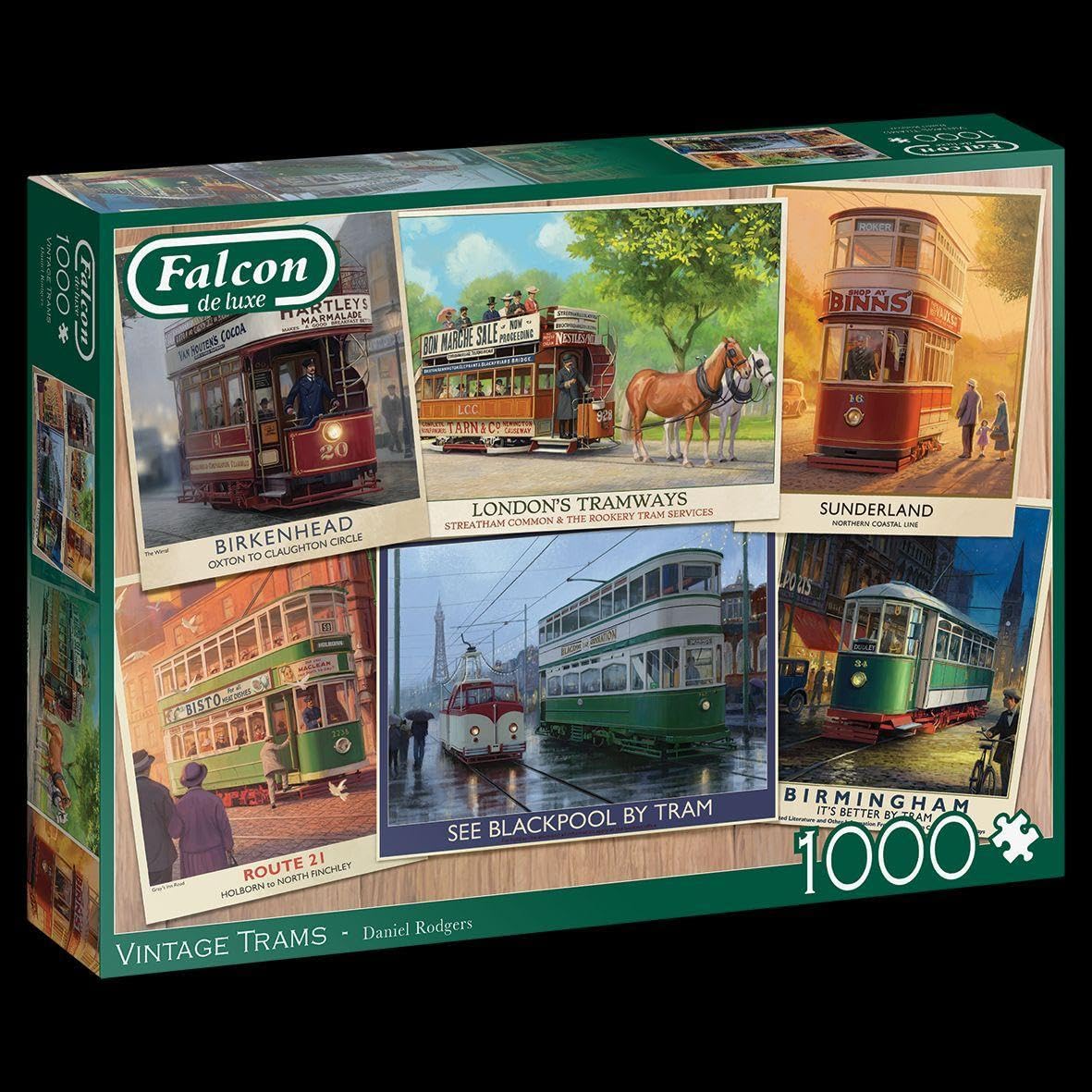 Vintage Trams - 1000 Teile