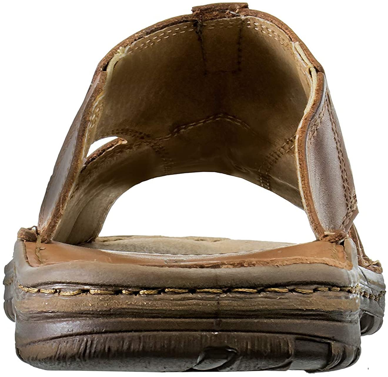 ESTRO Sandales Homme Cuir Mules - Sandales Homme Été Cuir Mules Hommes avec Semelle Antidérapante s1