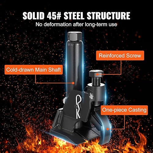 Miniatura 3 de VEVOR Rompedor manual de talón de neumático, herramienta cambiadora de neumáticos de 38 a 42 pulgadas, rotura de talón de servicio pesado,