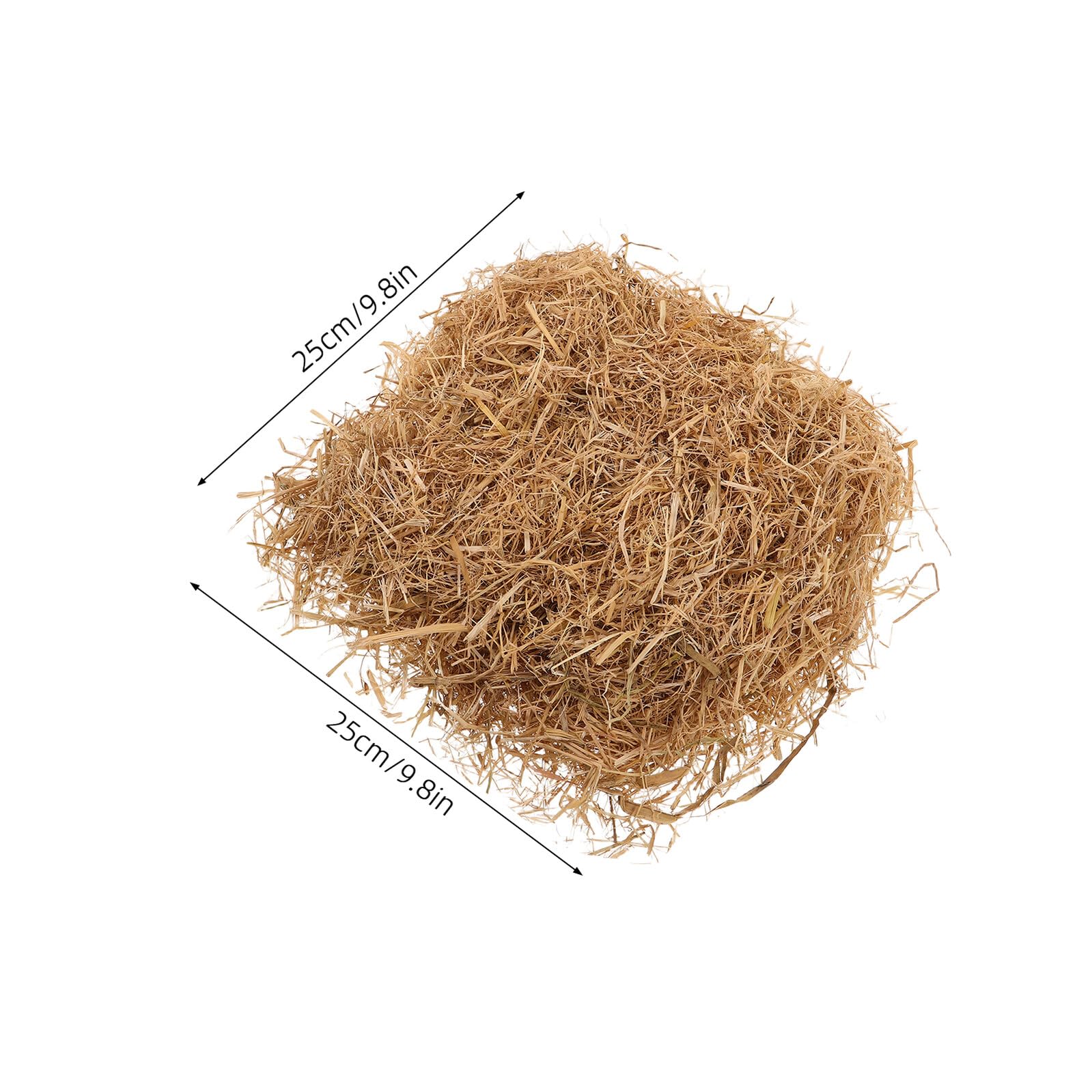 Natürliches Kaninchenstroh Nestmatte 0,5 Kg Trockenstroh Weiche Nistmatte für Kaninchen Geflügel Stall Zubehör Winterwärme