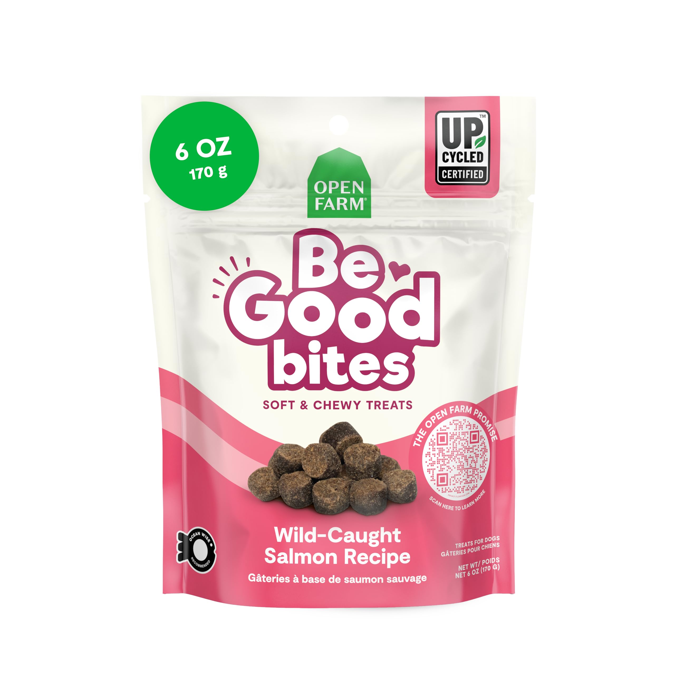 Open Farm, Be Good Bites, Soft Dog Training Treats, Small & Chewy, Made with Ethically & Sustainably Sourced Ingredients, Non-GMO Fruits & Grains,
