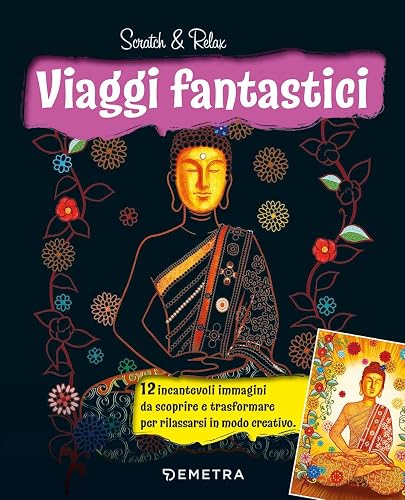Viaggi fantastici. Scratch &amp; relax. Con bastoncino di bambu