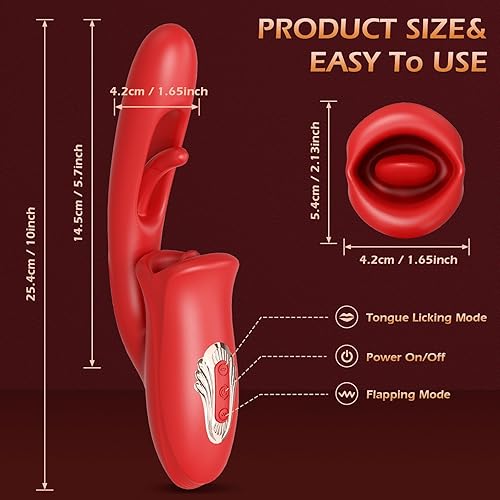 Miniatura 7 de Vibrador de punto G para adultos, juguetes sexuales para mujeres, juguete sexual con lengua rosa, consolador, estimulador de clítoris, estimulador